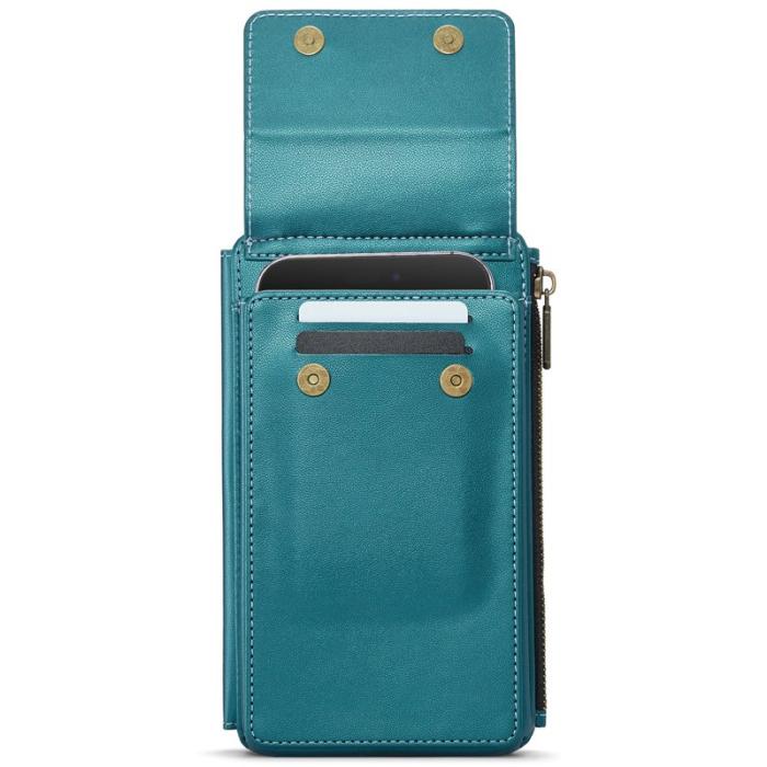Caseme - CASEME ME50 PU Läder Crossbody Telefonväska RFID Blå