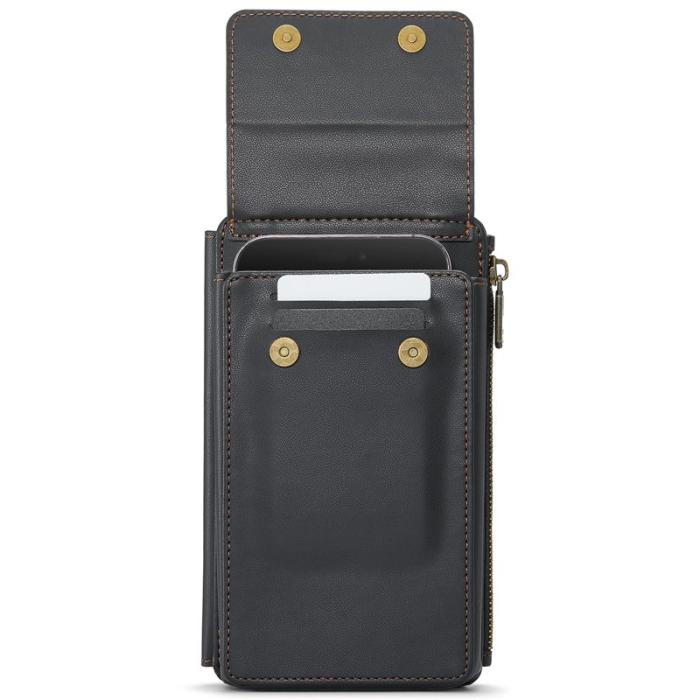Caseme - CASEME ME50 PU Läder Crossbody Telefonväska RFID Svart