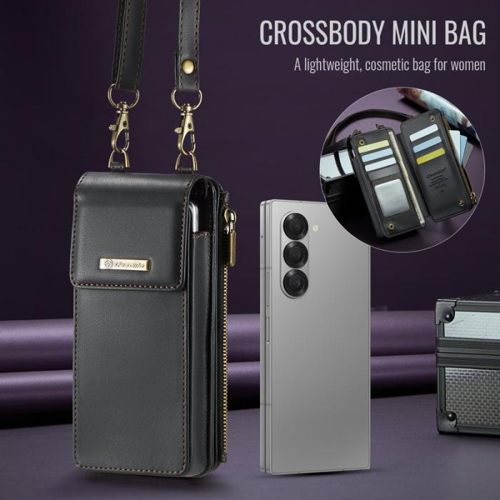 Caseme - CASEME ME50 Telefonaxelväska för Samsung Galaxy Z Fold7 5G - Svart