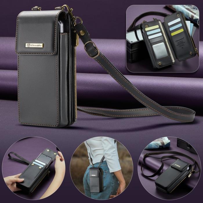 Caseme - CASEME ME50 Telefonaxelväska för Samsung Galaxy Z Fold7 5G - Svart