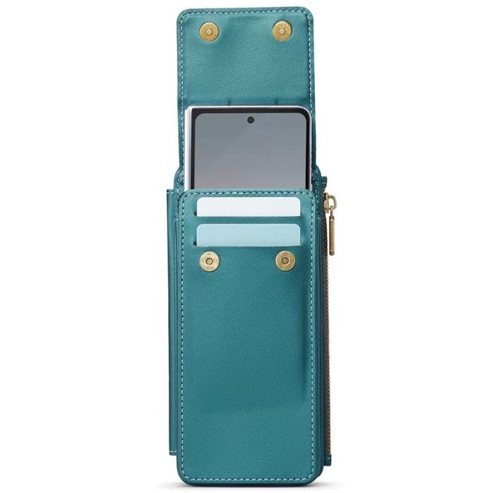 Caseme - CASEME ME50 Telefonaxelväska för Samsung Galaxy Z Fold7 Blå