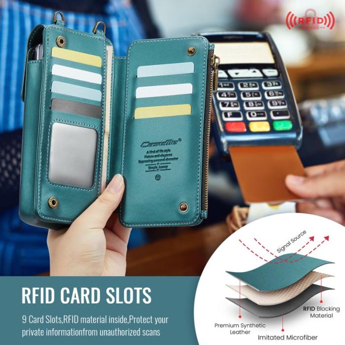 Caseme - CASEME ME50 Telefonaxelväska för Samsung Galaxy Z Fold7 Blå