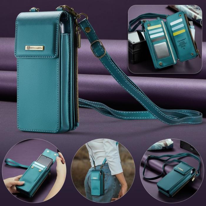 Caseme - CASEME ME50 Telefonaxelväska för Samsung Galaxy Z Fold7 Blå