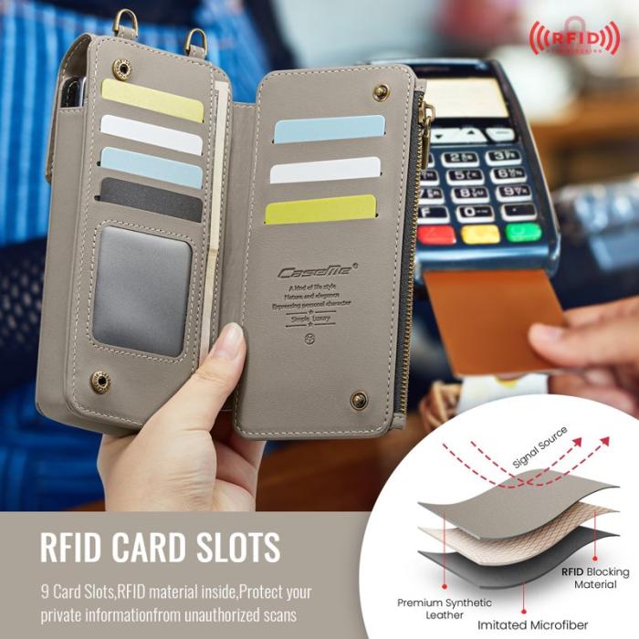 Caseme - CASEME ME50 Telefonaxelväska för Samsung Galaxy Z Fold7 Grå