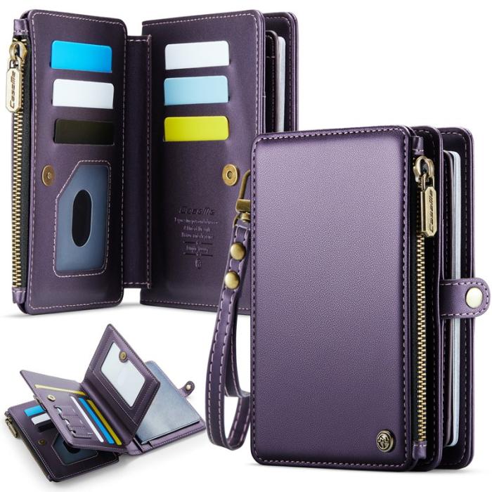Caseme - CASEME Me60 Passerkort Plånbok RFID Läder Lila