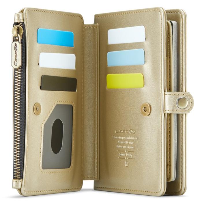 Caseme - CASEME Me60 RFID-blocker Passerkort Plånbok Resa Guld