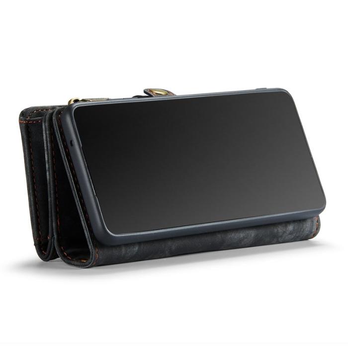 Caseme - CASEME Multi-function Wallet Skal för Samsung Galaxy S21 FE - Svart