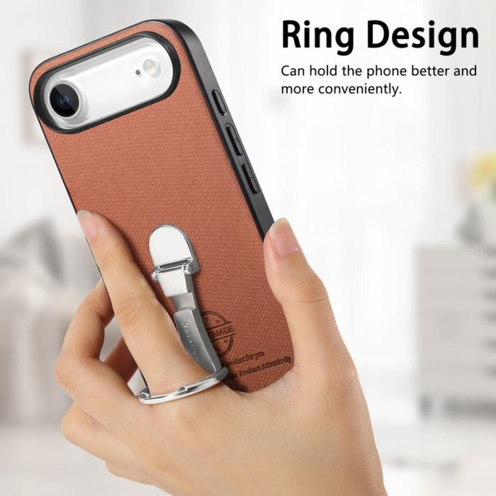 CASENEO - CASENEO BW-12 iPhone Air Fodral med Kickstand - Brun