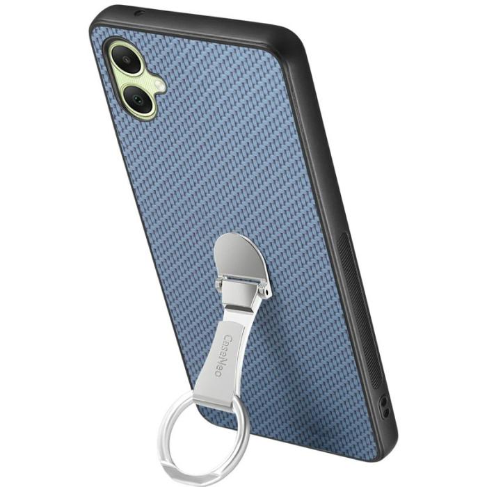CASENEO - CASENEO C1-19 Samsung Galaxy A06 Fodral Läder Kickstand Blå