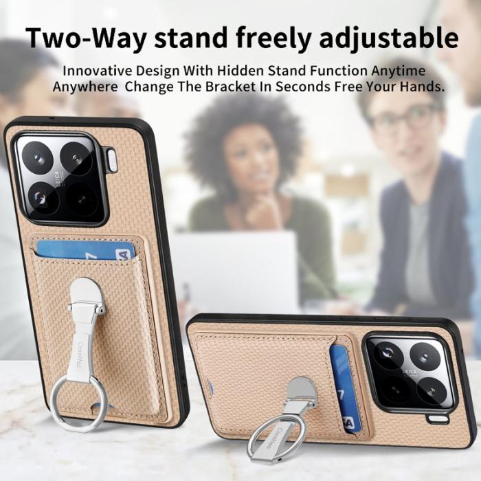 CASENEO - CASENEO C1-9 Fodral för Xiaomi 15 med Kickstand Blå