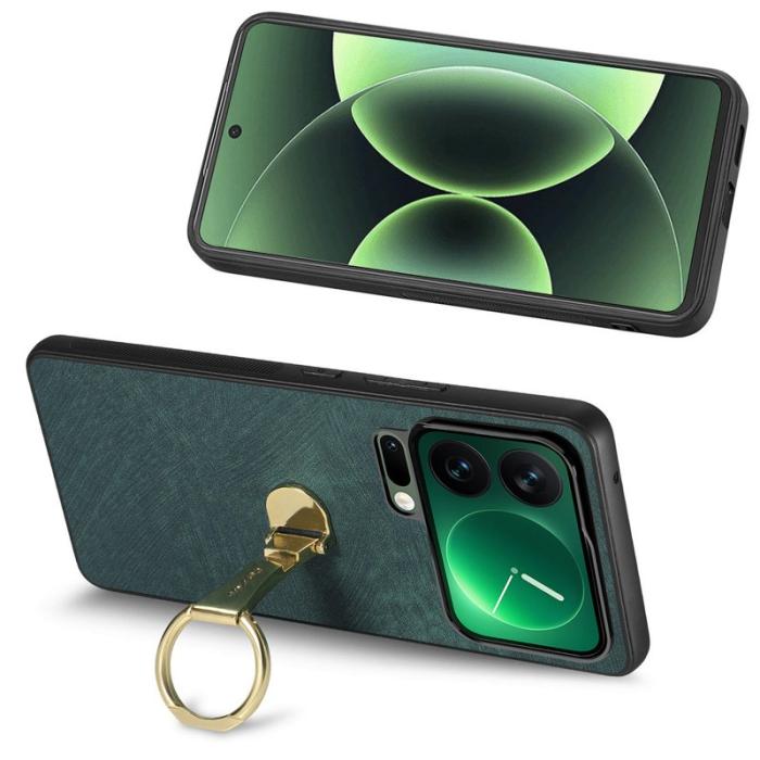 CASENEO - CASENEO D22 Fodral för Xiaomi 17 Pro i Retro Läder - Grön