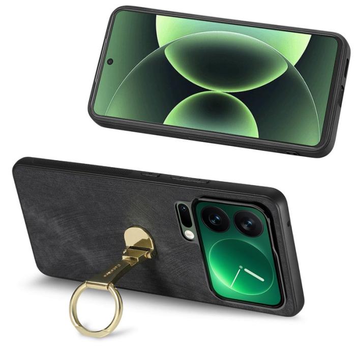 CASENEO - CASENEO D22 Fodral för Xiaomi 17 Pro i Retro Läder - Svart