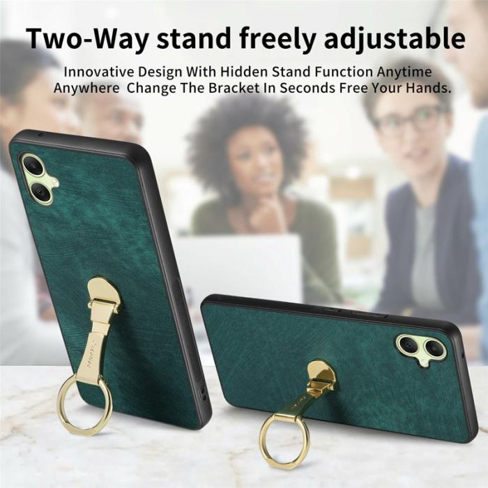 CASENEO - CASENEO D22 Samsung Galaxy A06 4G Skal Fällbart Ställ Retro Brun