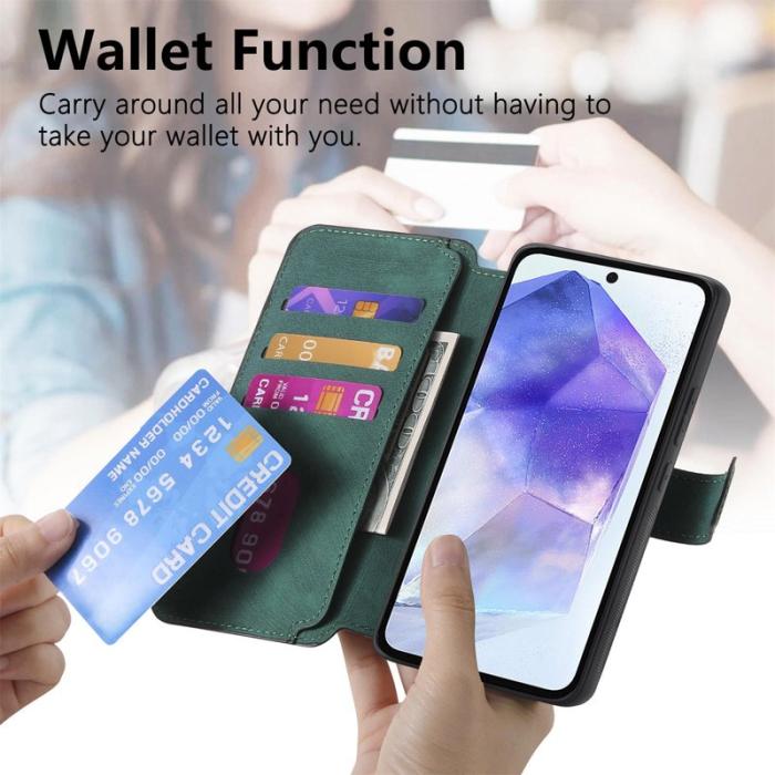 CASENEO - CASENEO Magnetic Case för Samsung Galaxy A35 5G - Grön