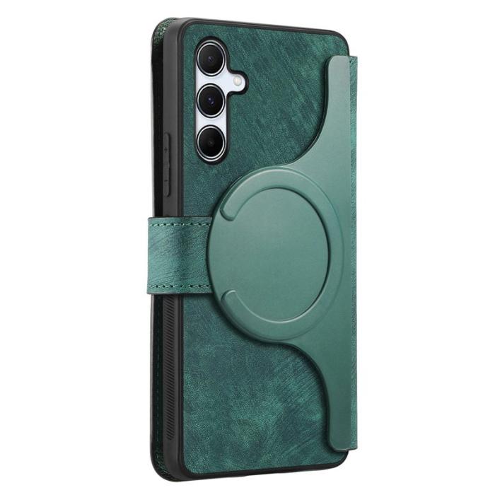 CASENEO - CASENEO Magnetic Case för Samsung Galaxy A35 5G - Grön