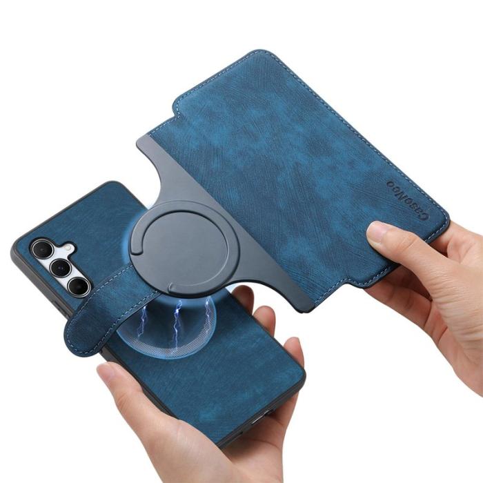CASENEO - CASENEO Magnetic Case för Samsung Galaxy A55 5G - Mörkbrun