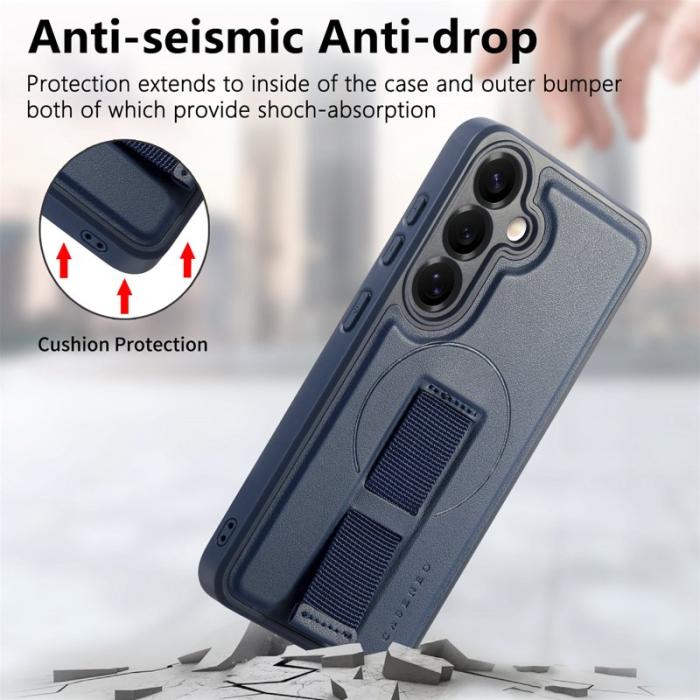 CASENEO - CASENEO Samsung Galaxy S24+/S25+ Fodral PU Läder - Blå