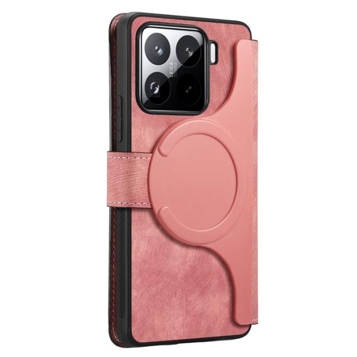 CASENEO - CASENEO MW-03 Fodral för Xiaomi 15 Pro i Läder + TPU - Rosa