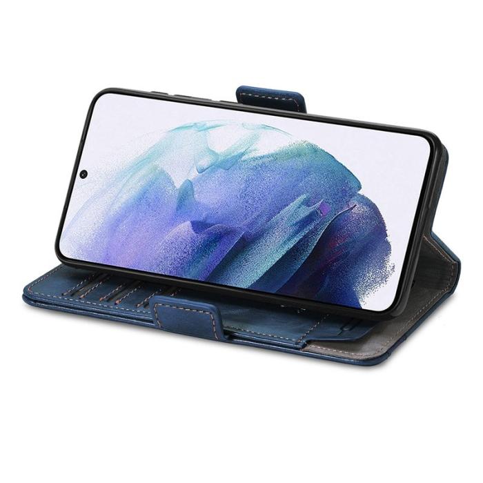 CASENEO - CASENEO Samsung Galaxy S21 Ultra 5G Skal med RFID - Mörkblå