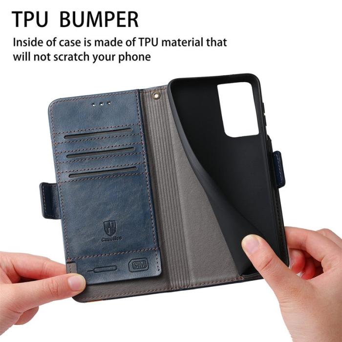 CASENEO - CASENEO Samsung Galaxy S21 Ultra 5G Skal med RFID - Mörkblå