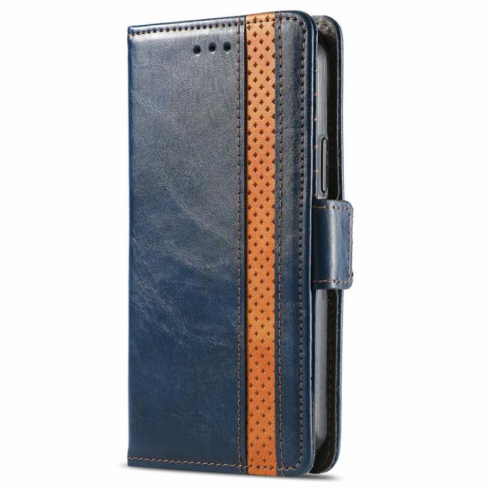 CASENEO - CASENEO Sony Xperia 10 VI Fodral PU Läder Ställ Dark Blue