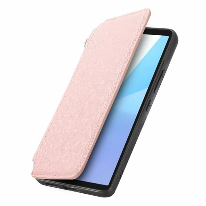 CASENEO - CASENEO Sony Xperia 10 VI Skal Läder Magnetisk Rosa