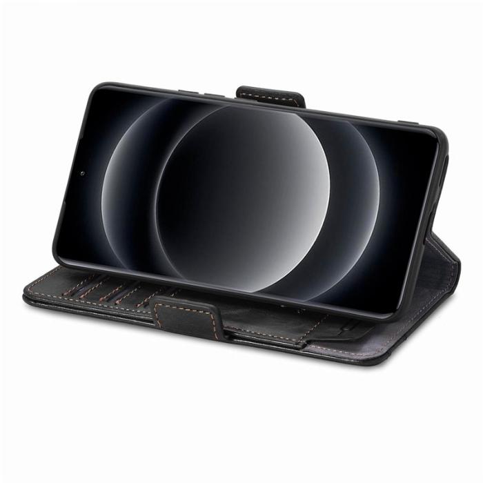 CASENEO - CASENEO Xiaomi 14 Ultra Fodral PU Läder Ställ med RFID - Svart