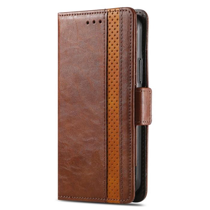 CASENEO - CASENEO Xiaomi 17 Pro Skal PU Läder Fodral med RFID - Mörkbrun