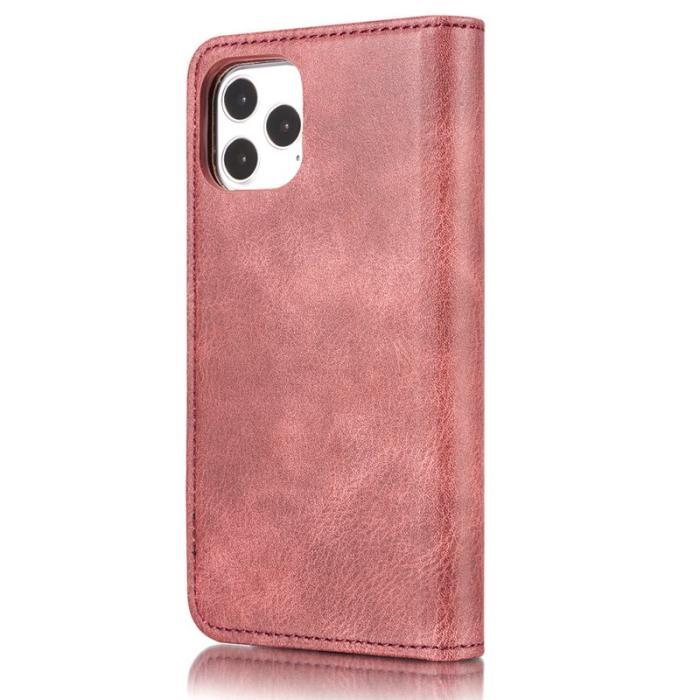 DG.MING - DG.MING 2-in-1 Fodral i Splitleder för iPhone 13 mini - Röd