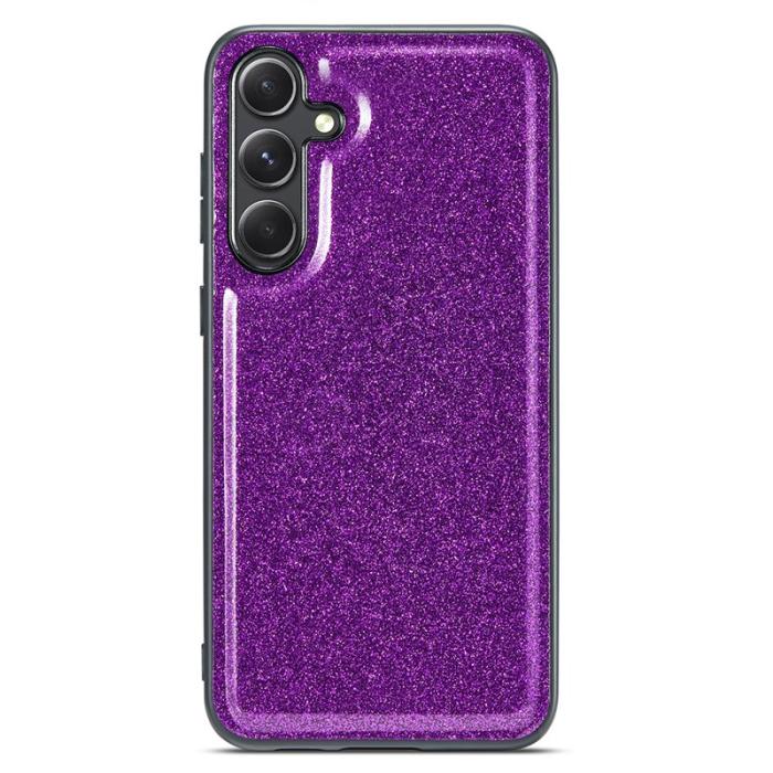 DG.MING - DG.MING Back Shell Samsung Galaxy S23 FE Skal Glitter Lila
