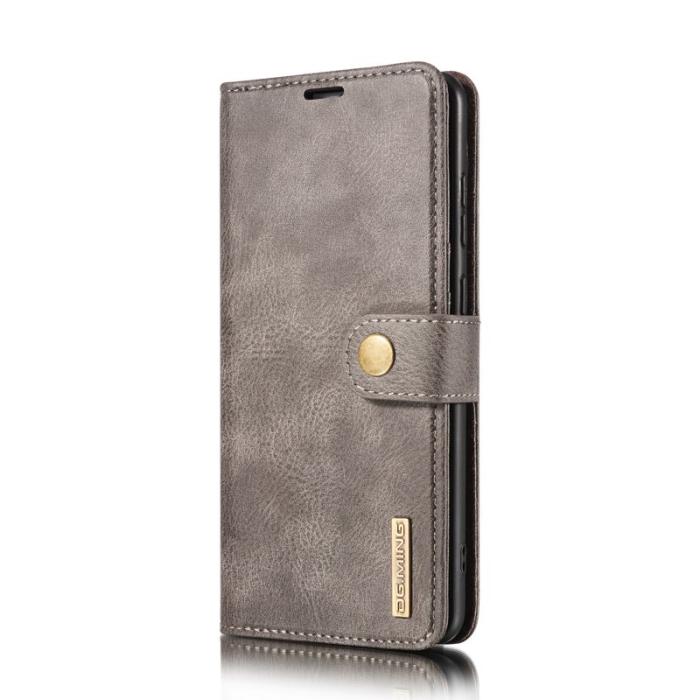 DG.MING - DG.MING Detachable 2-in-1 Back Cover + Läderfodral Grey