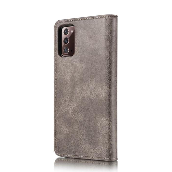 DG.MING - DG.MING Detachable 2-in-1 Back Cover + Läderfodral Grey