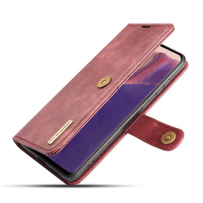 DG.MING - DG.MING Detachable 2-in-1 Back Cover + Läderfodral Röd