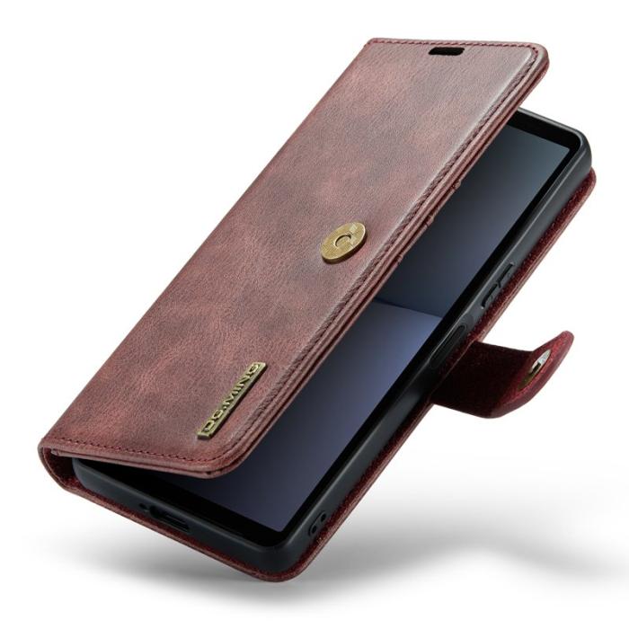 DG.MING - DG.MING Detachable Magnetiskt Fodral Sony Xperia 10 V Röd