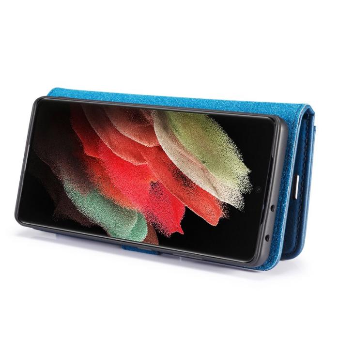 DG.MING - DG.MING Galaxy S21 Ultra 5G Skal 2-i-1 Detachable Blå
