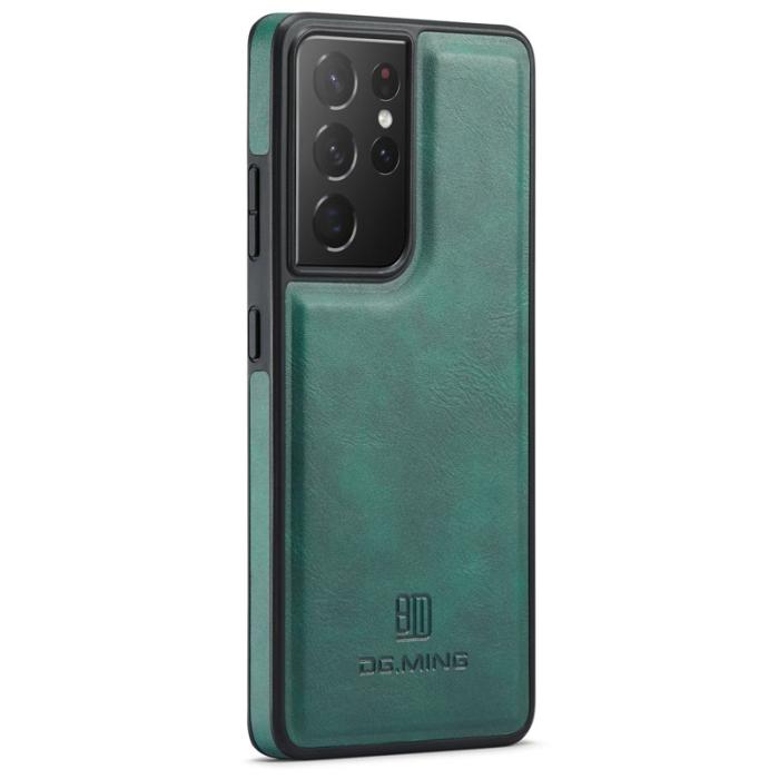 DG.MING - DG.MING Galaxy S21 Ultra 5G Skal i Läder - Grön