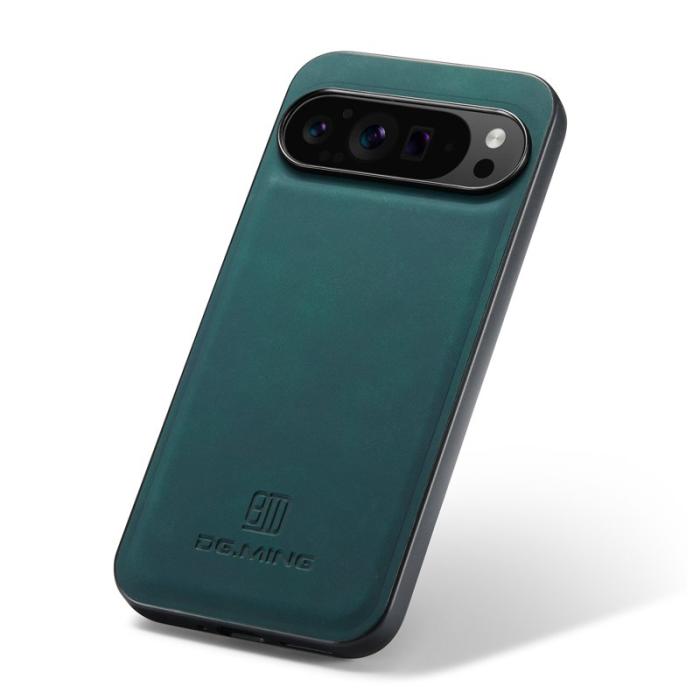 DG.MING - DG.MING Google Pixel 10 Pro XL Skal PU Läder Grön