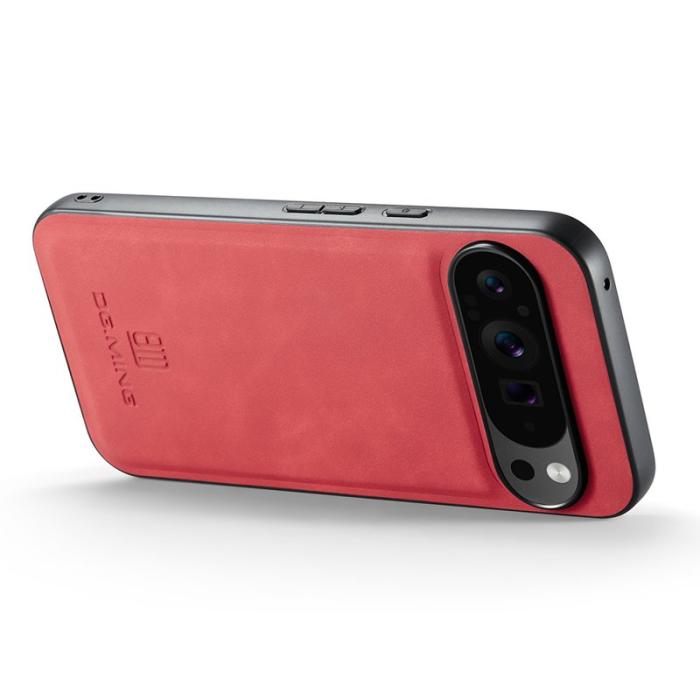 DG.MING - DG.MING Google Pixel 10 Pro XL Skal PU Läder Röd