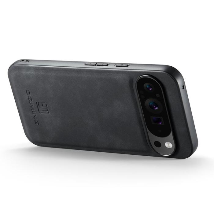 DG.MING - DG.MING Google Pixel 10 Pro XL Skal PU Läder Svart