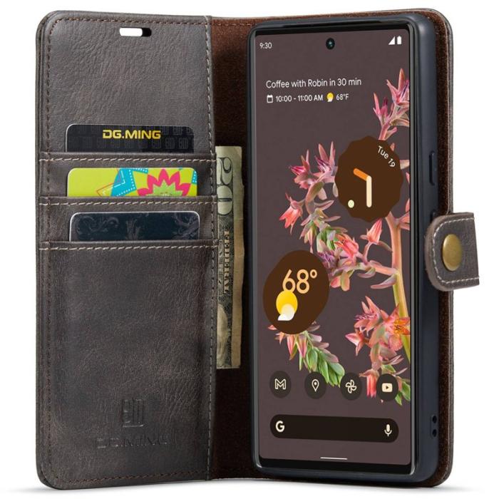 DG.MING - DG.MING Google Pixel 7 5G Fodral i Grått med Ställning