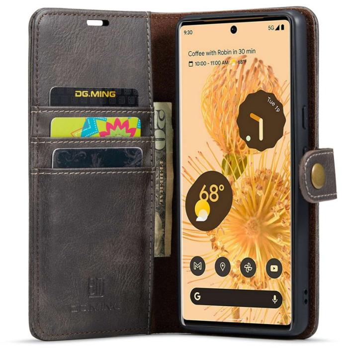 DG.MING - DG.MING Google Pixel 7 Pro 5G 2-in-1 Fodral Grå