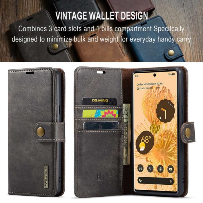 DG.MING - DG.MING Google Pixel 7 Pro 5G 2-in-1 Fodral Grå