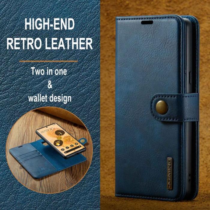 DG.MING - DG.MING Google Pixel 7 Pro 5G Fodral 2-i-1 Blå