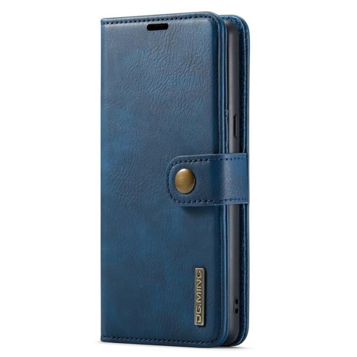DG.MING - DG.MING Google Pixel 8 Äkta Läder Plånboksfodral Detachable Magnet Blå