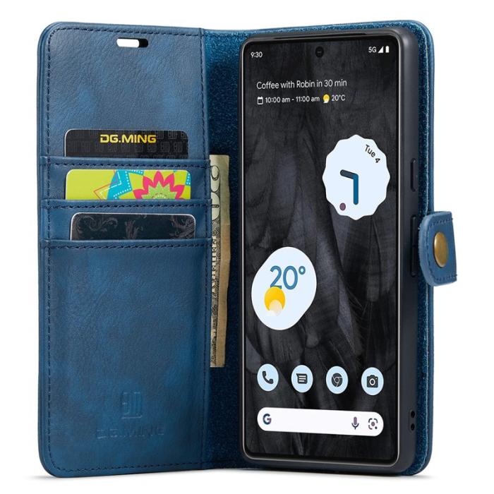 DG.MING - DG.MING Google Pixel 8 Pro Fodral Detachable Magnet Blå