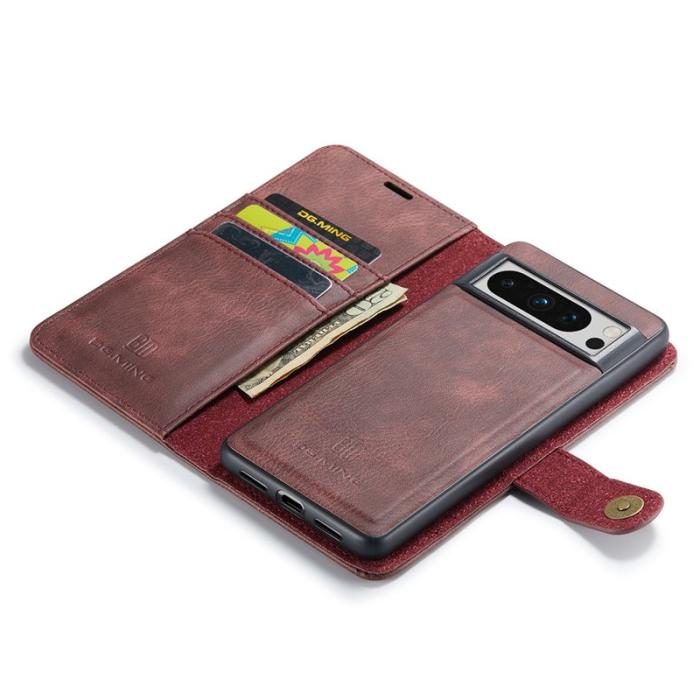 DG.MING - DG.MING Google Pixel 8 Pro Skal Detachable Magnetisk Röd