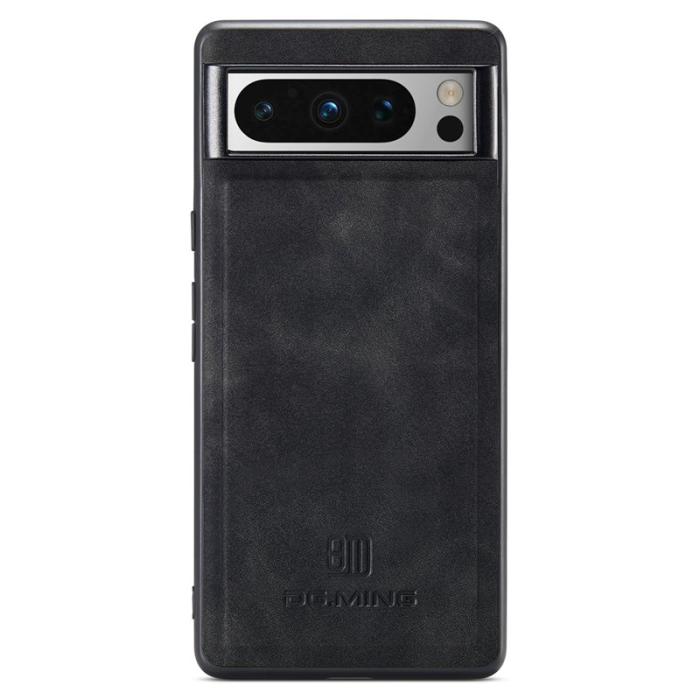DG.MING - DG.MING Google Pixel 8 Pro Skal PU Läder + PC + TPU - Svart