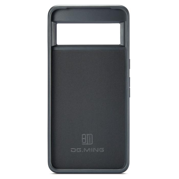 DG.MING - DG.MING Google Pixel 8 Pro Skal PU Läder Stöttålig - Kaffe
