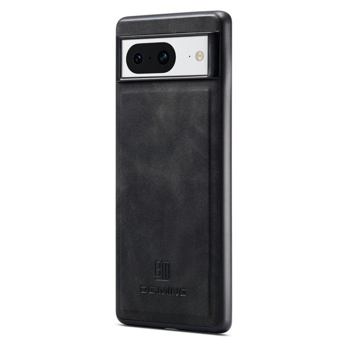 DG.MING - DG.MING Google Pixel 8 Skal PU Läder Coated PC+TPU - Svart