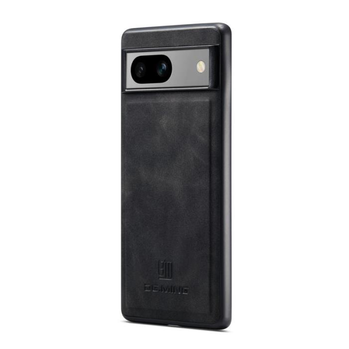 DG.MING - DG.MING Google Pixel 8a Hybrid Skal PU Läder + PC + TPU Svart